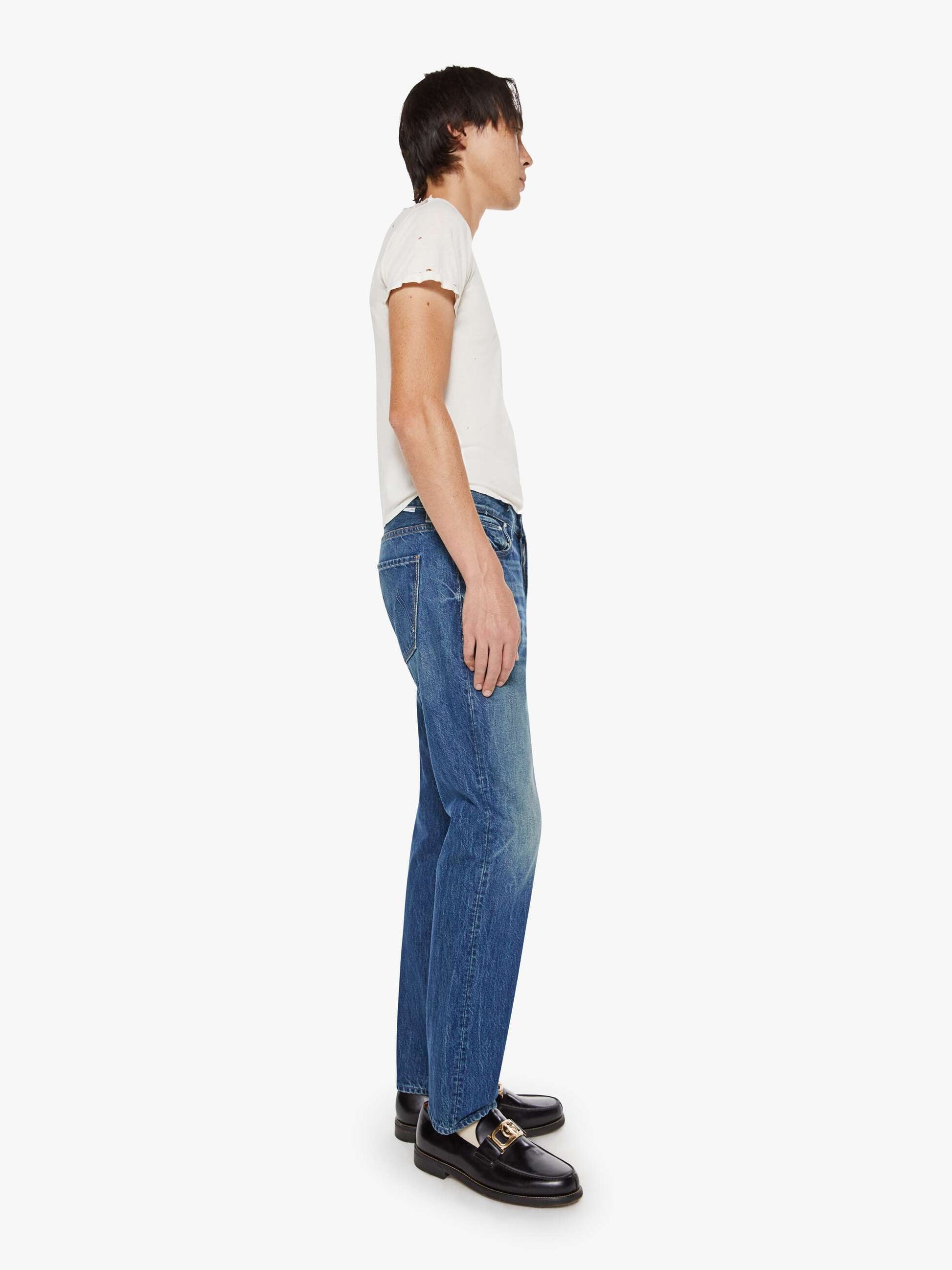 Mother Denim The Mega Neat Blue (Medium)