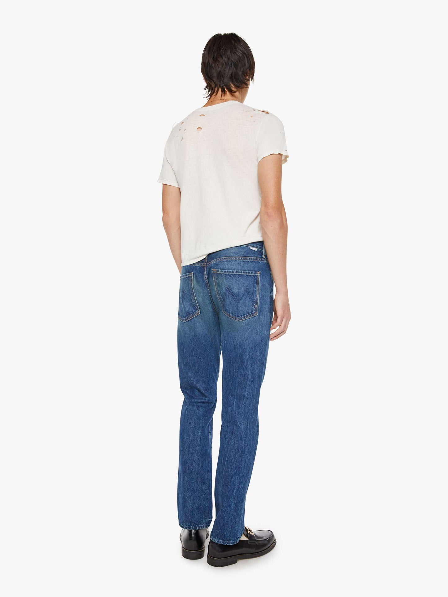 Mother Denim The Mega Neat Blue (Medium)
