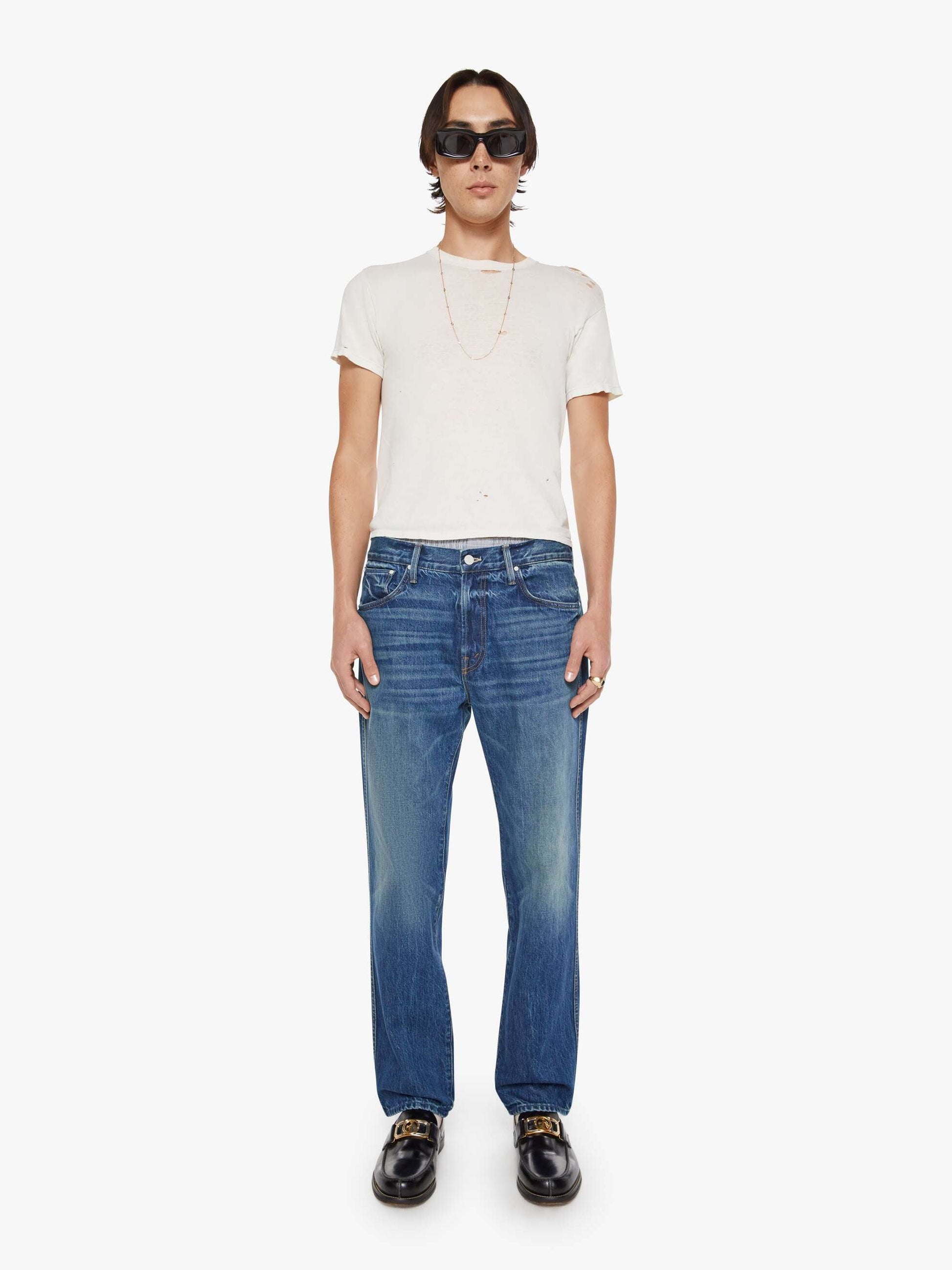 Mother Denim The Bronco Blue (Medium)