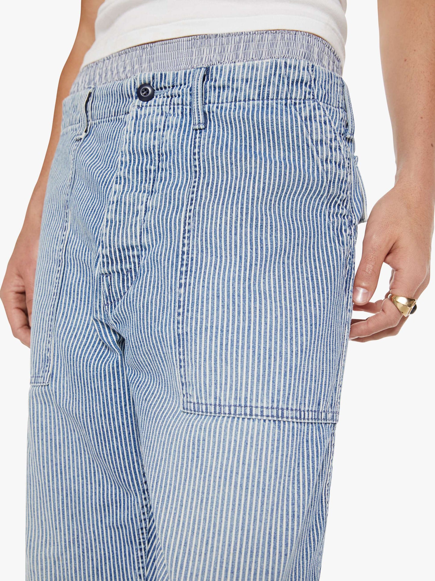Mother Denim The Commando Blue (Light-Pastel)