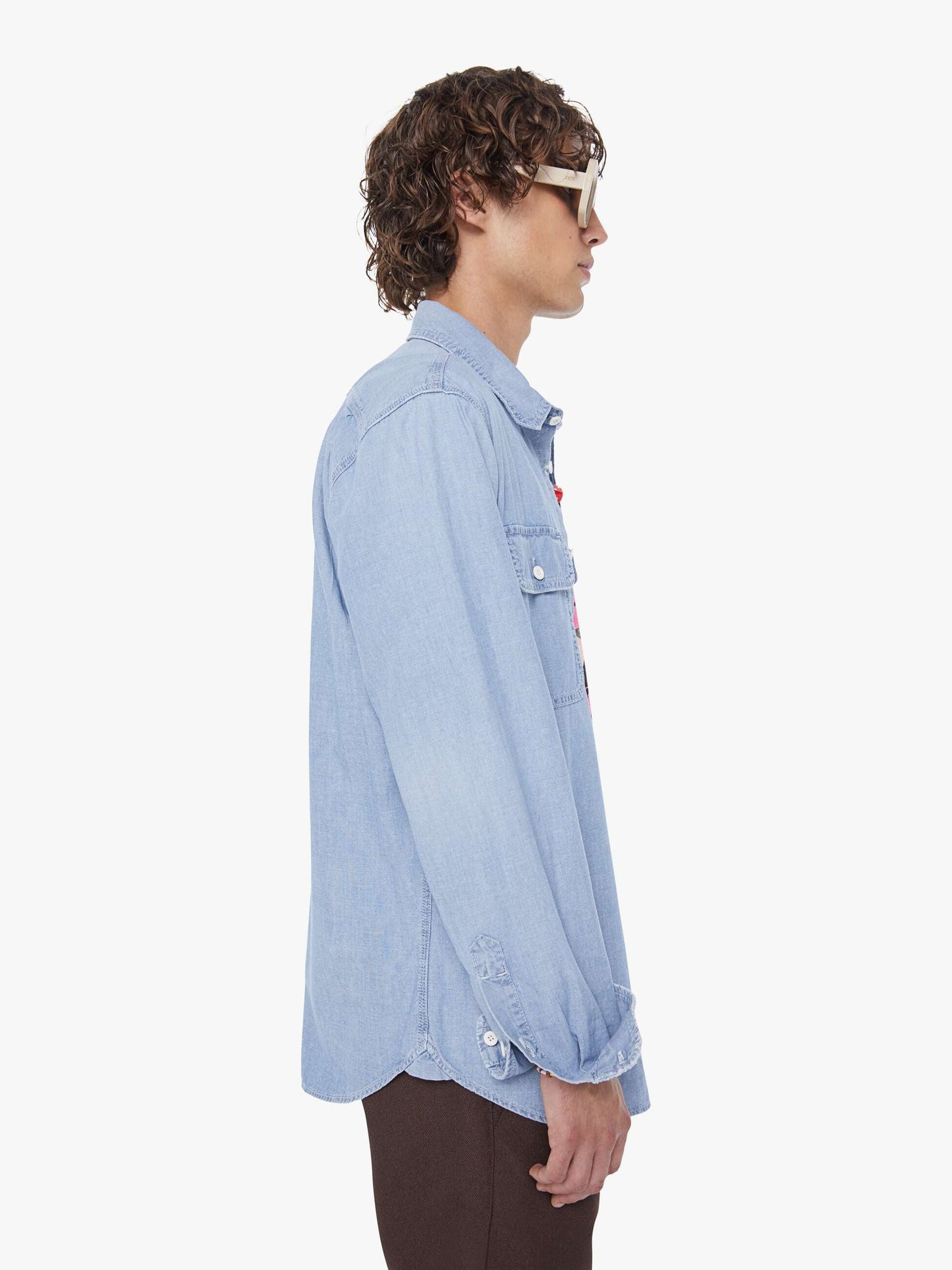 Mother Denim The Rounded Freeze Blue (Medium)