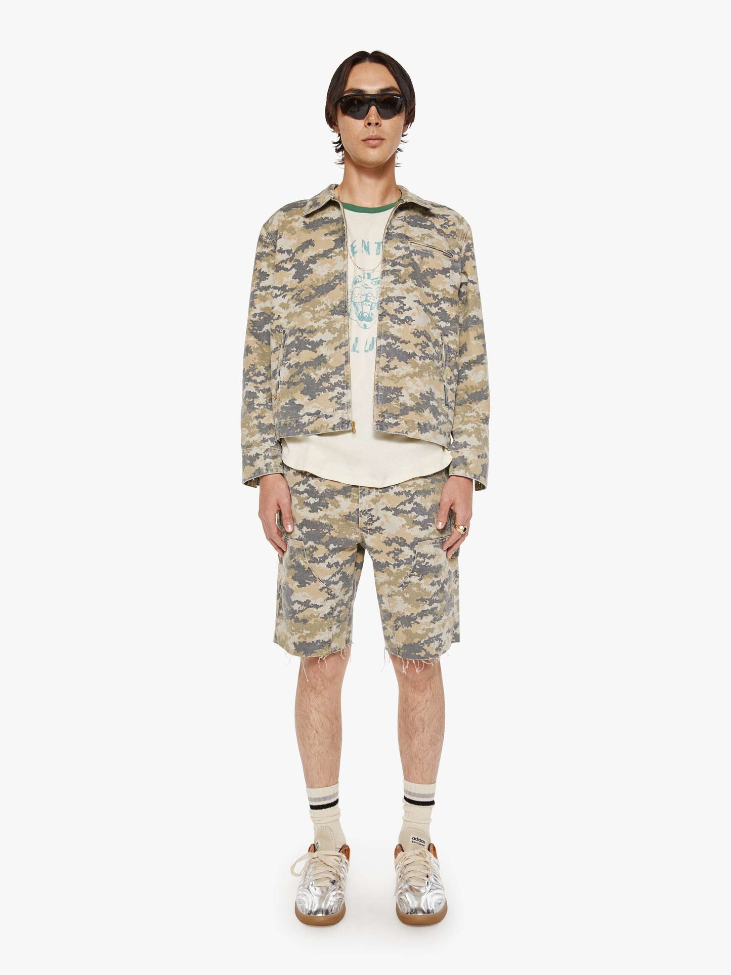 Mother Denim The No Reception -What The Duck What The Duck Camo