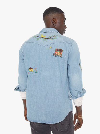 Mother Denim The City Slicker Blue (Light-Pastel)