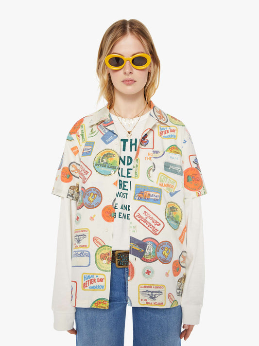 Mother Denim The Hooky Badge Of Honor