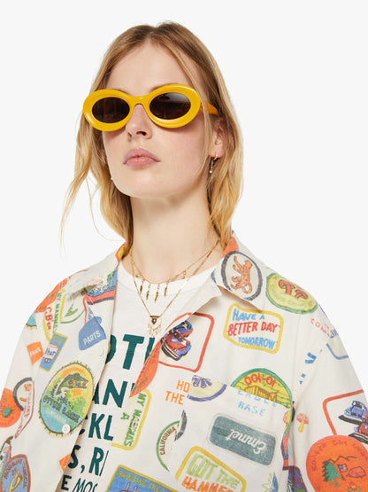 Mother Denim The Hooky Badge Of Honor