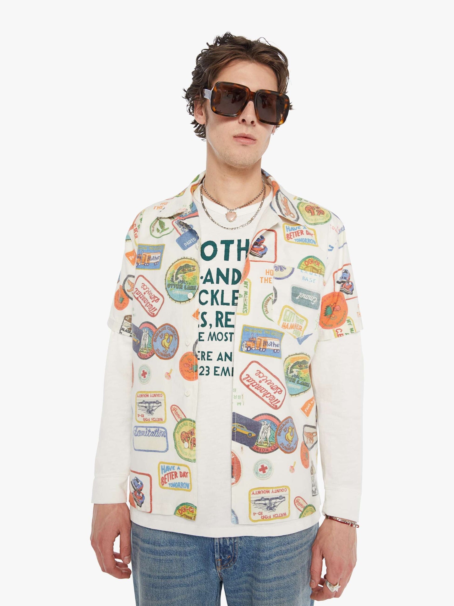 Mother Denim The Hooky Badge Of Honor