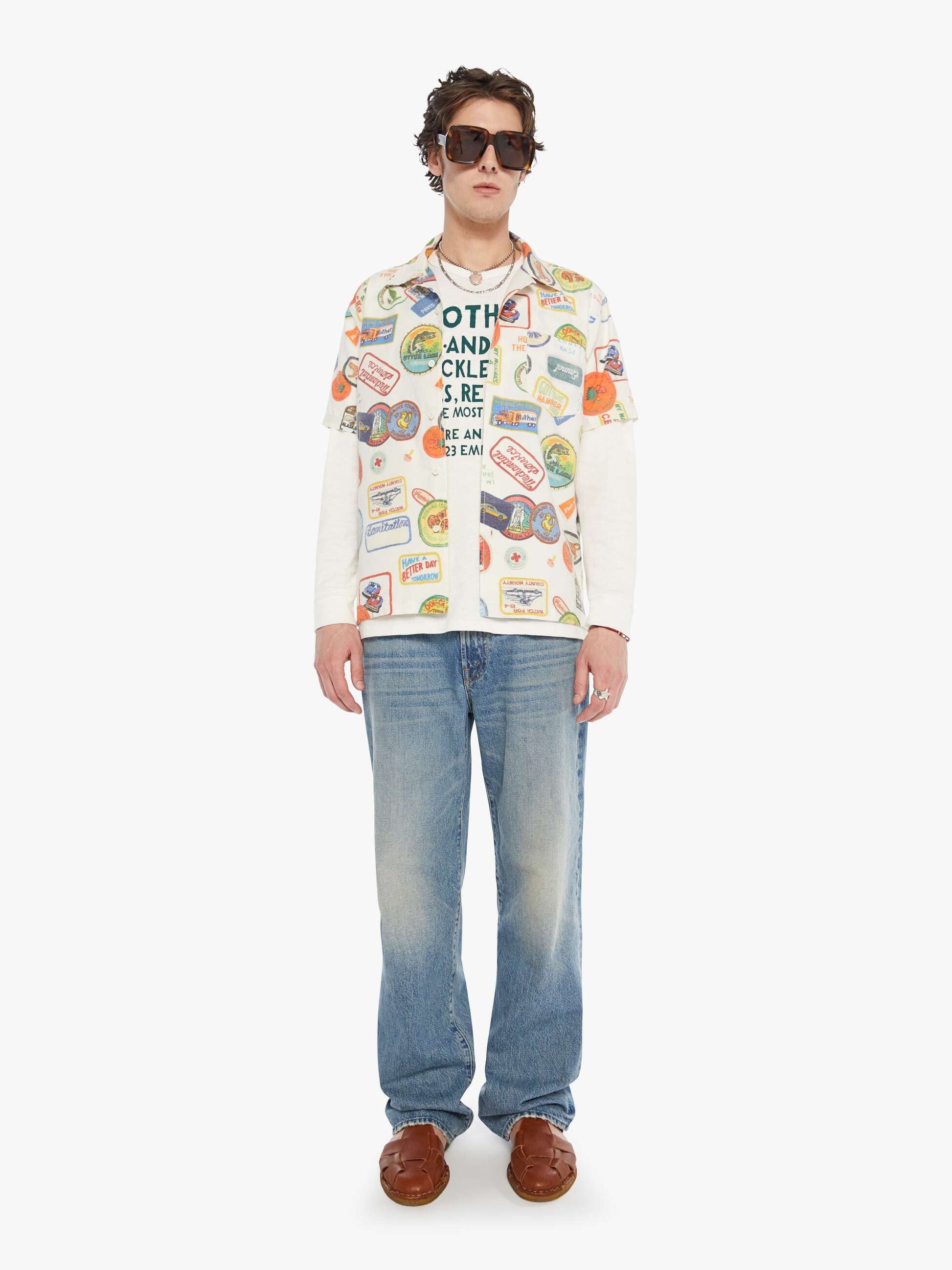 Mother Denim The Hooky Badge Of Honor