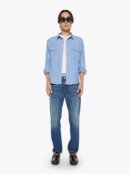 Mother Denim The Rounded Freeze Blue (Medium)