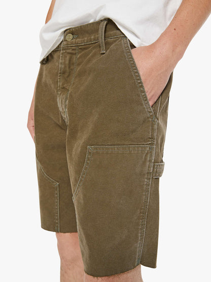 Mother Denim The Bees Knees Short Fray Green (Medium)