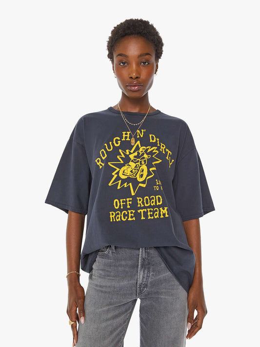 Mother Denim The Coops Tee Black