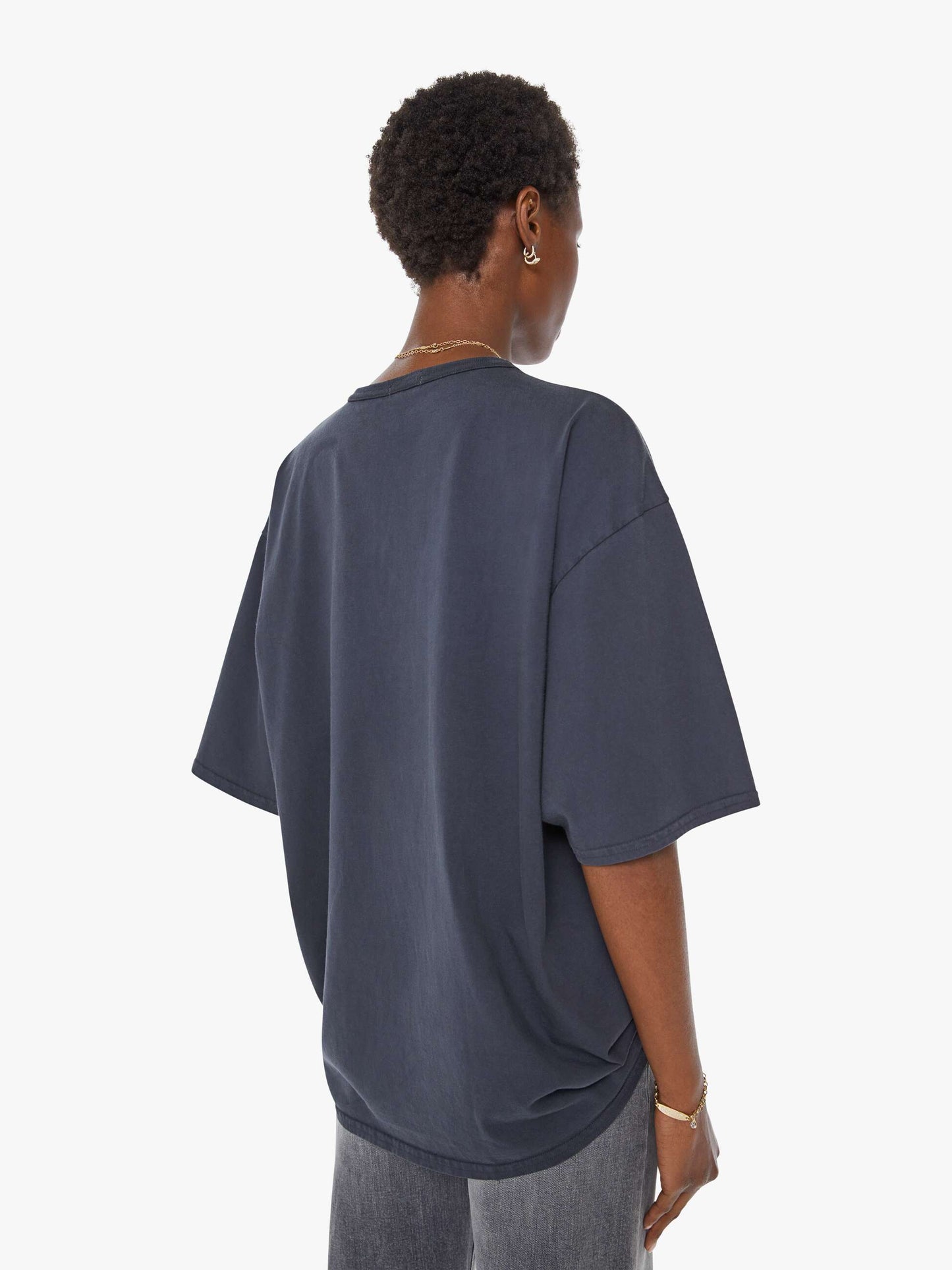 Mother Denim The Coops Tee Black