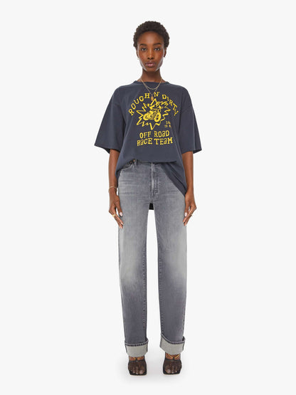 Mother Denim The Coops Tee Black