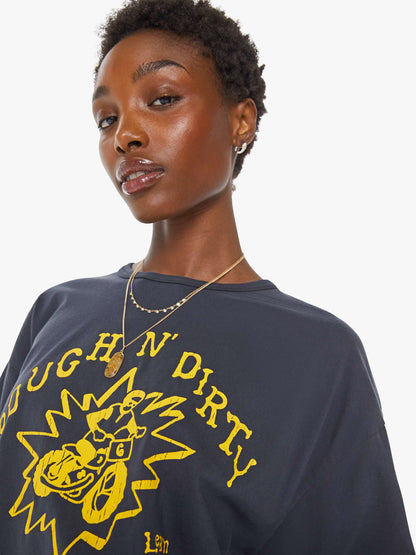 Mother Denim The Coops Tee Black