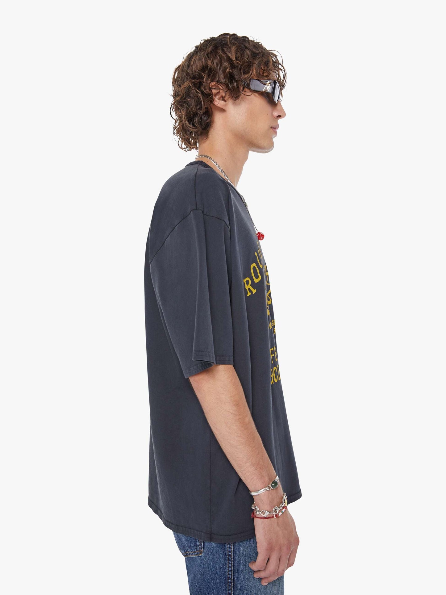 Mother Denim The Coops Tee Black