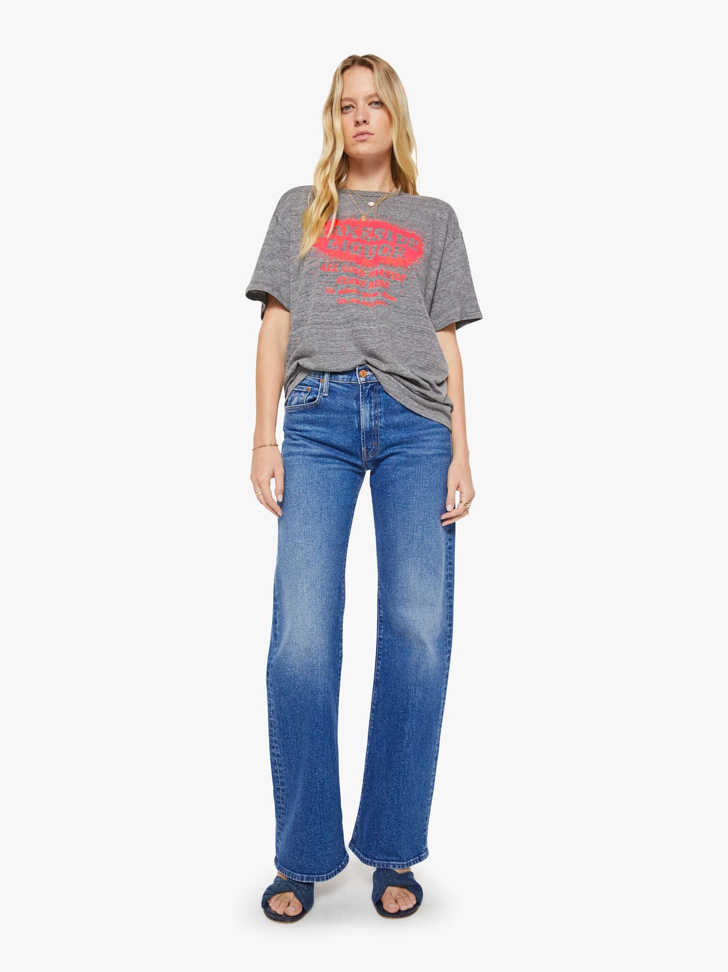 Mother Denim The Lowdown Grey