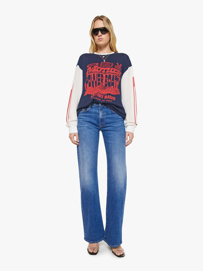 Mother Denim The Long Sleeve Lowdown Blue (Navy)