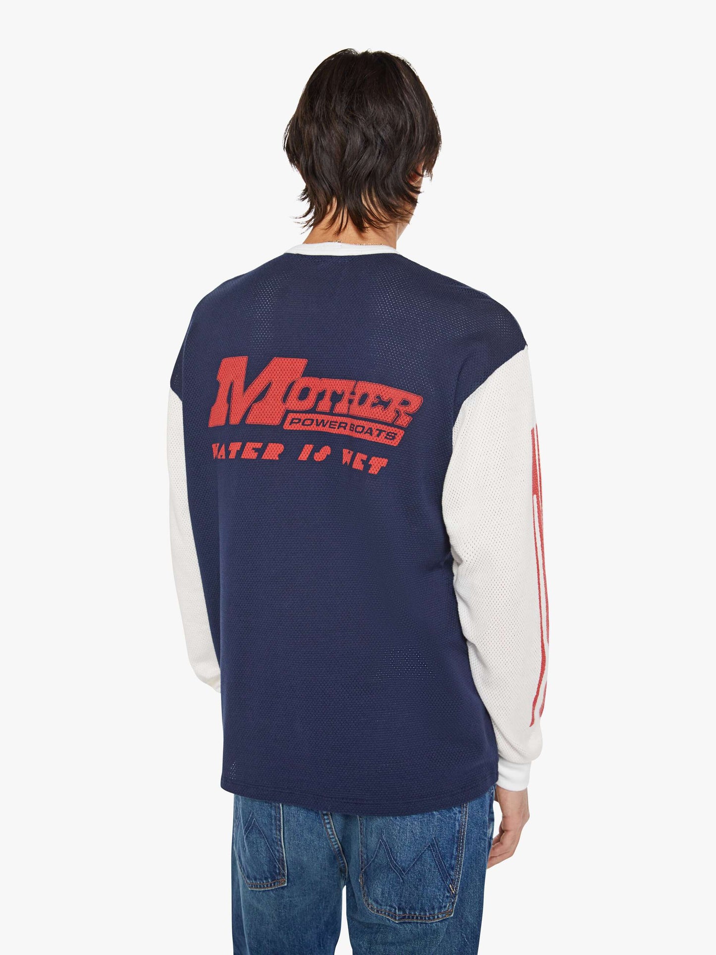 Mother Denim The Long Sleeve Lowdown Blue (Navy)