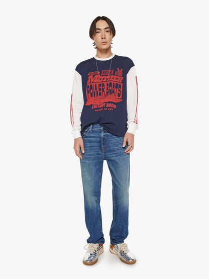 Mother Denim The Long Sleeve Lowdown Blue (Navy)