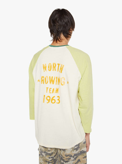 Mother Denim The Slugger 3Qtr Fray Green (Light-Pastel)