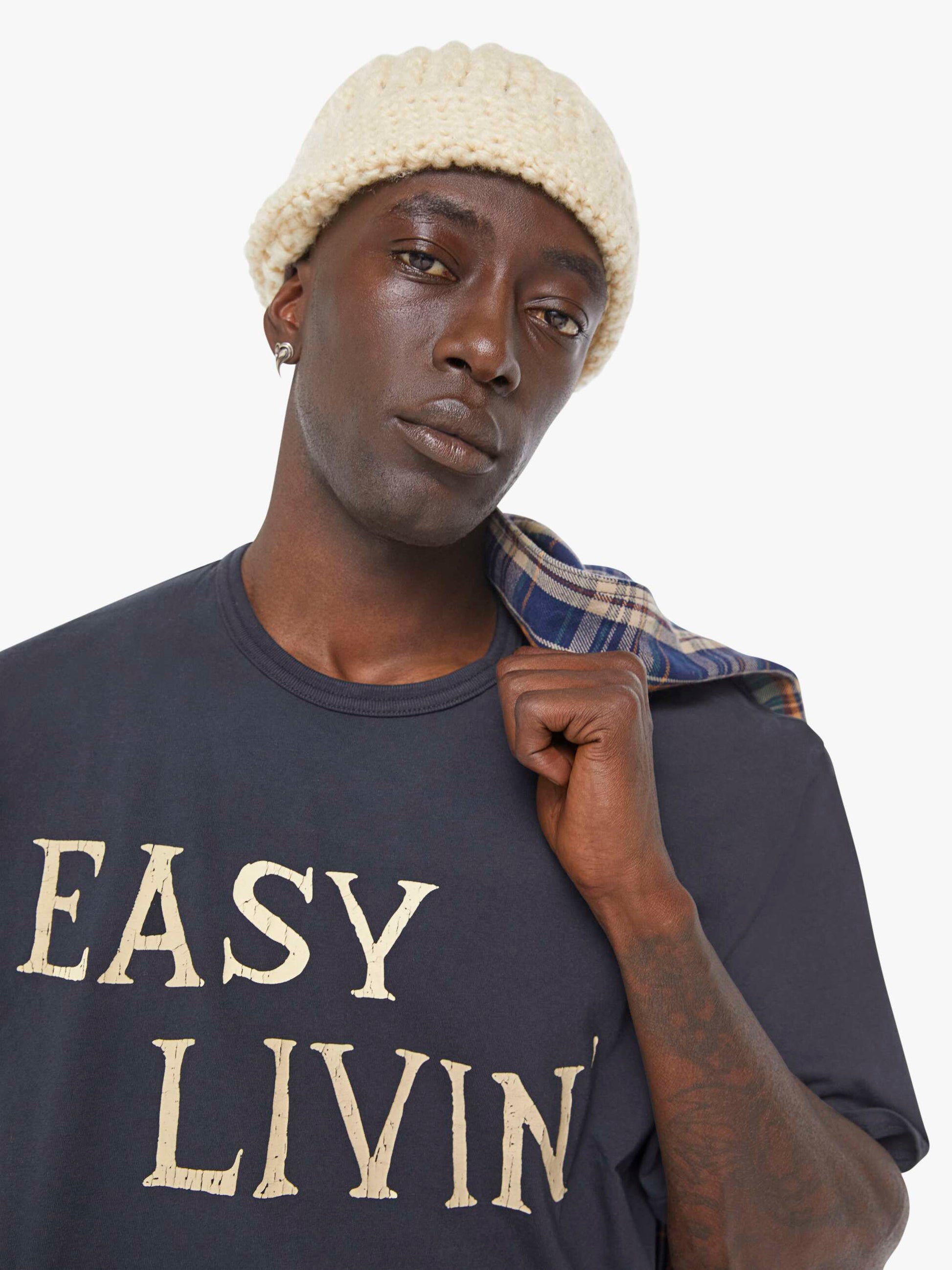 Mother Denim The Coops Tee Black (Charcoal)