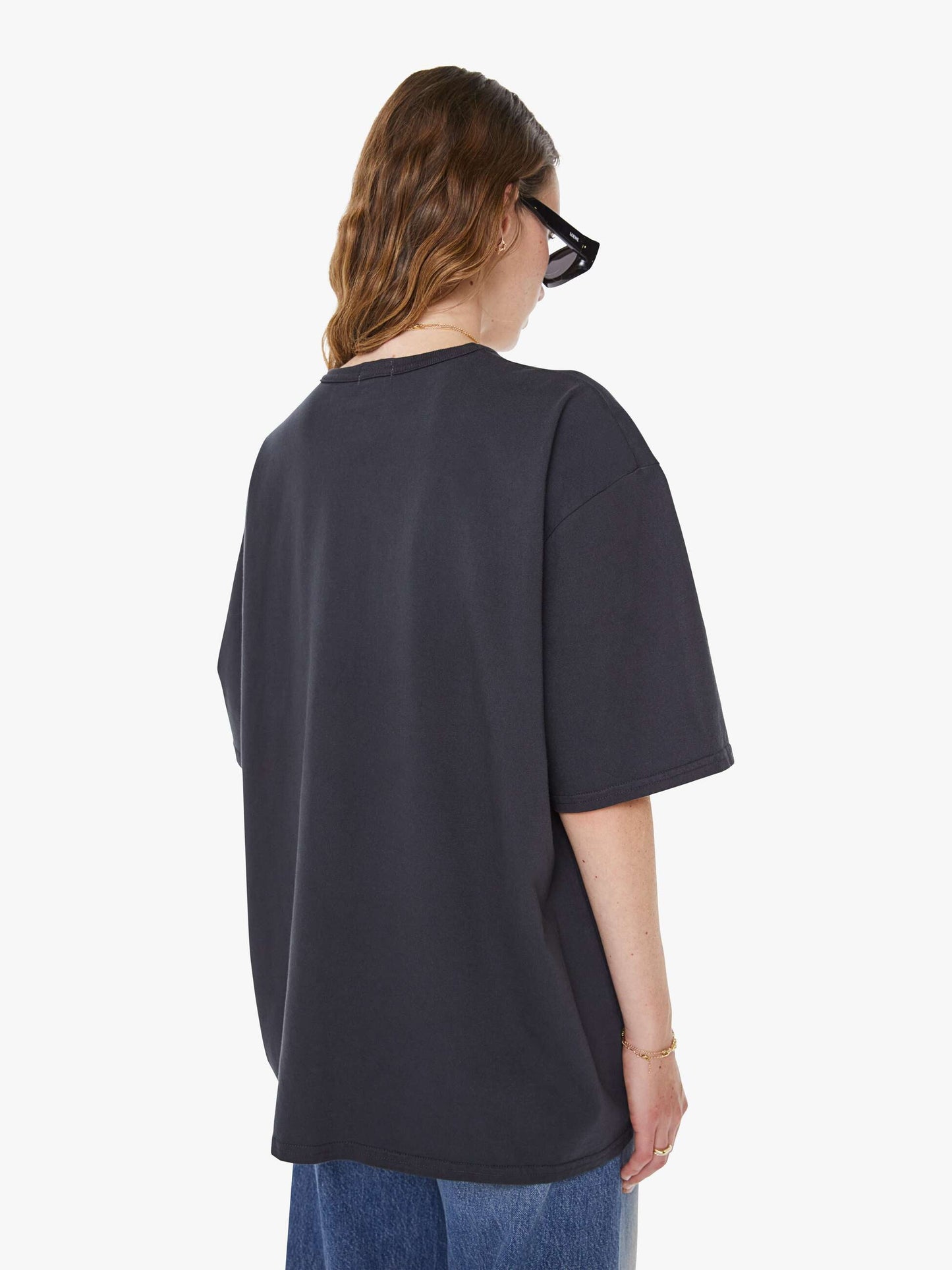Mother Denim The Coops Tee Black (Charcoal)
