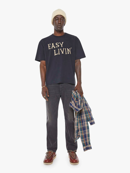 Mother Denim The Coops Tee Black (Charcoal)