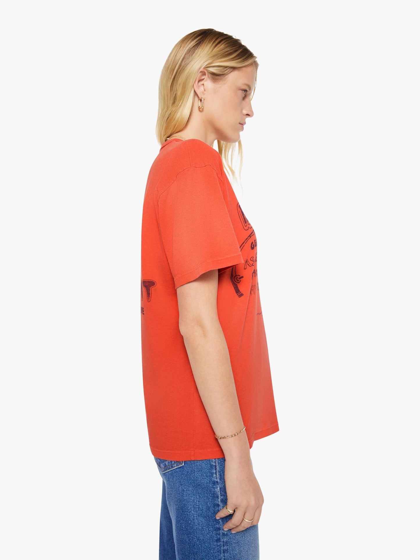 Mother Denim The Lowdown Red