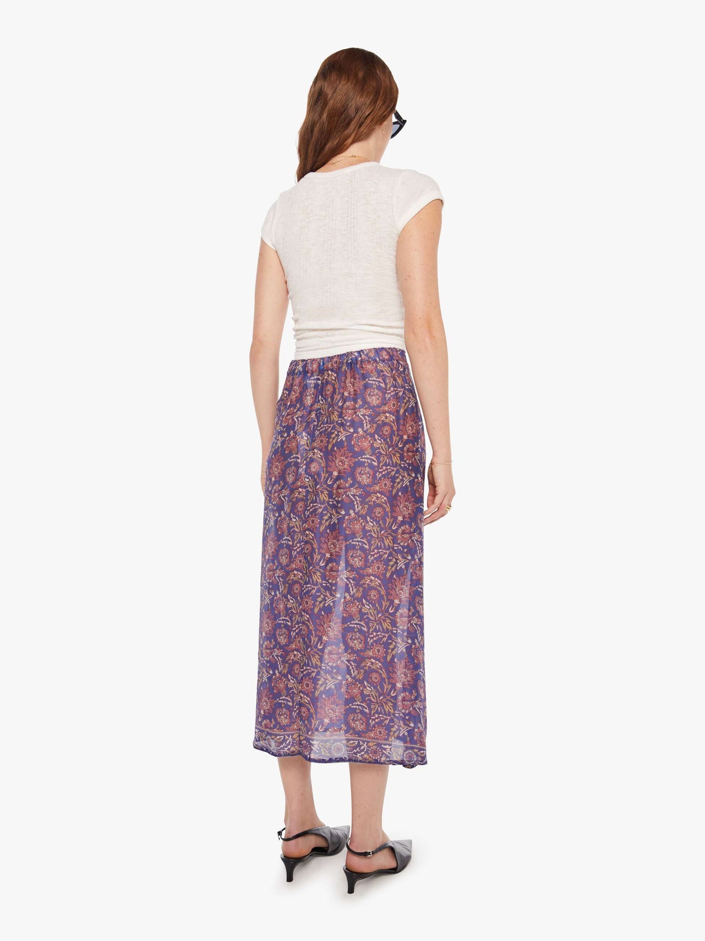 Mother Denim Natalie Martin Anita Skirt ARTICHOKE MARINER