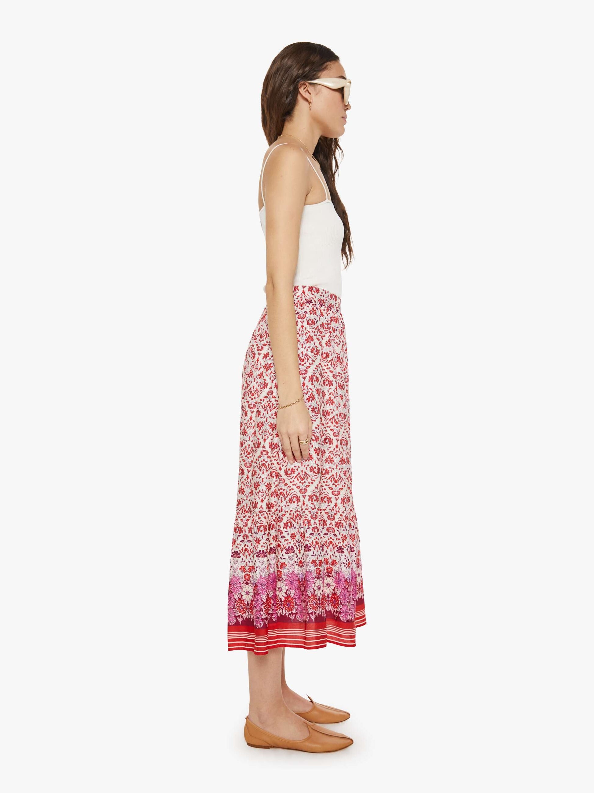 Mother Denim XiRENA Taryn Skirt CRUSHBERRY