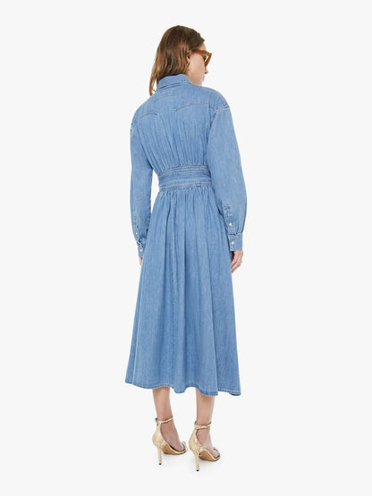 Mother Denim The Gallop Dress Beige (Medium)