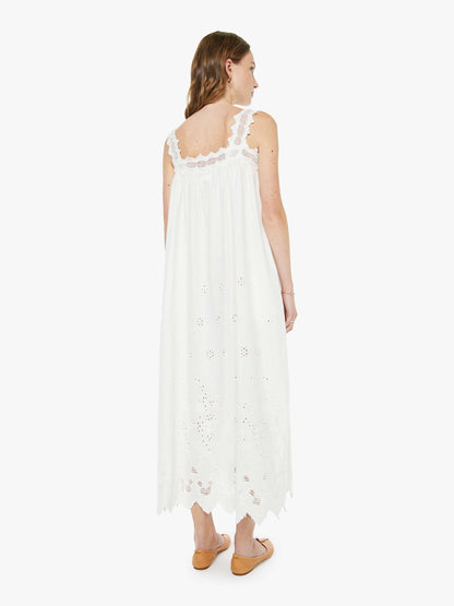 Mother Denim The Lullaby Maxi White
