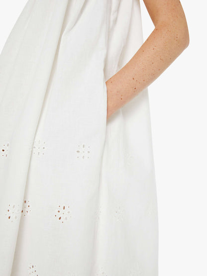 Mother Denim The Lullaby Maxi White