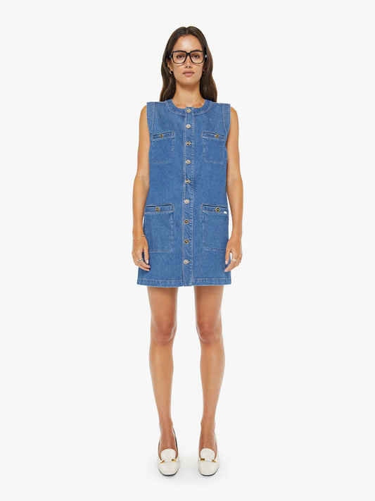 Mother Denim The Stashed Picky Mini Dress Whisk Me Away