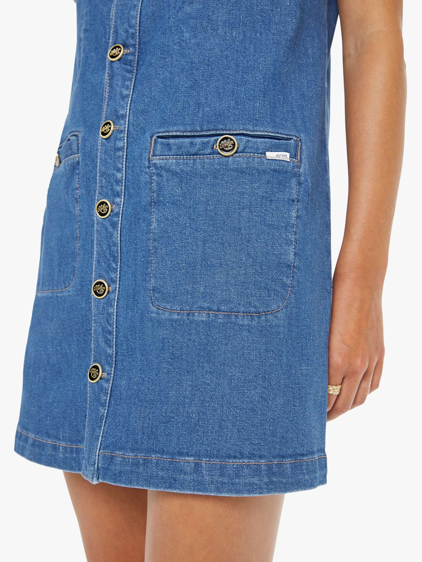 Mother Denim The Stashed Picky Mini Dress Whisk Me Away