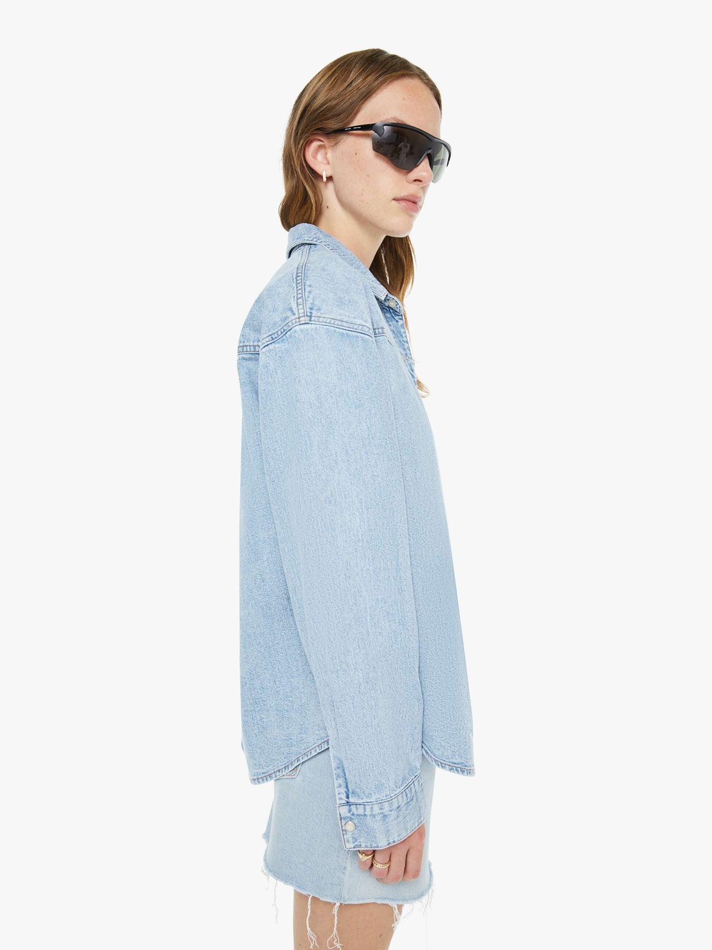 Mother Denim The Vagabond Mini Fray Bring The Cooler