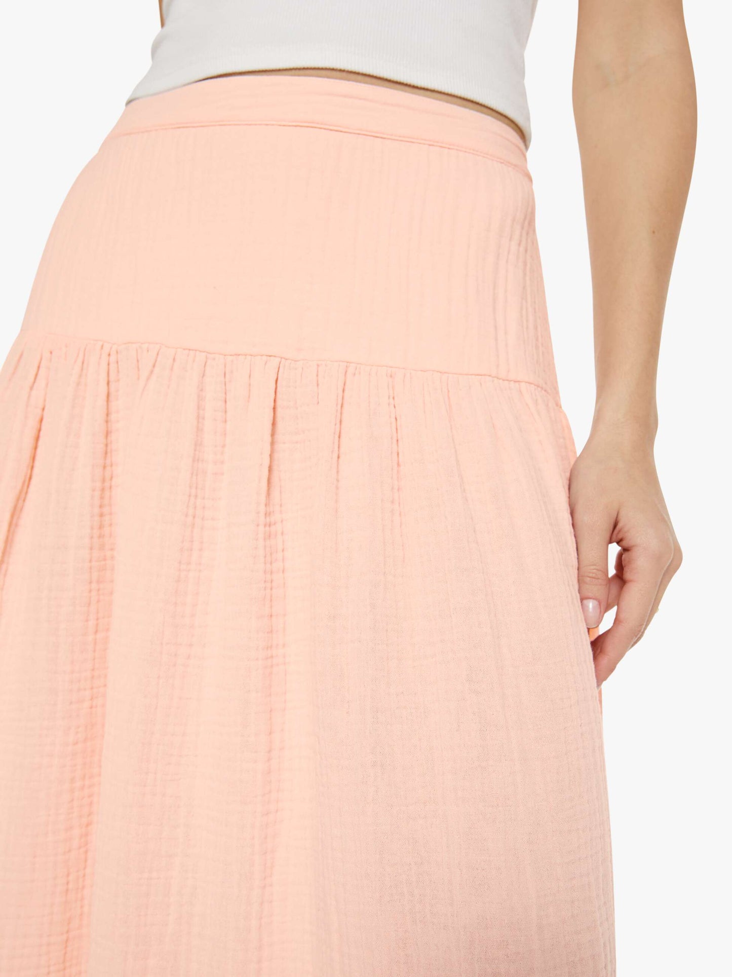 Mother Denim XiRENA Evelyn Skirt PINK DAWN