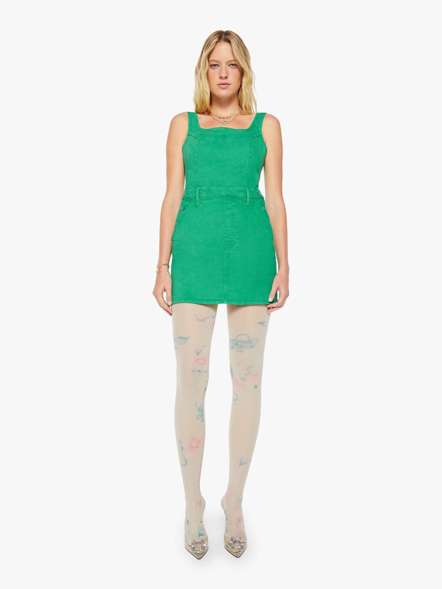 Mother Denim The Over It Holly Green