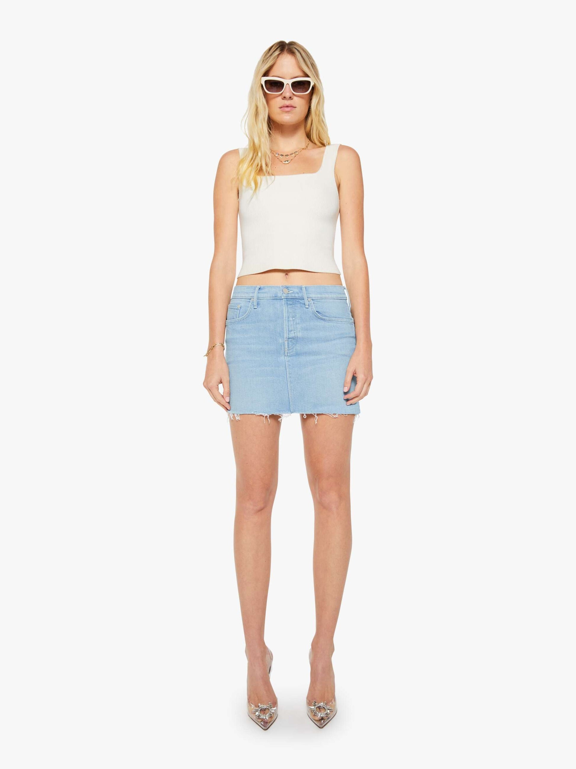 Mother Denim The Vagabond Mini Sauced By Six