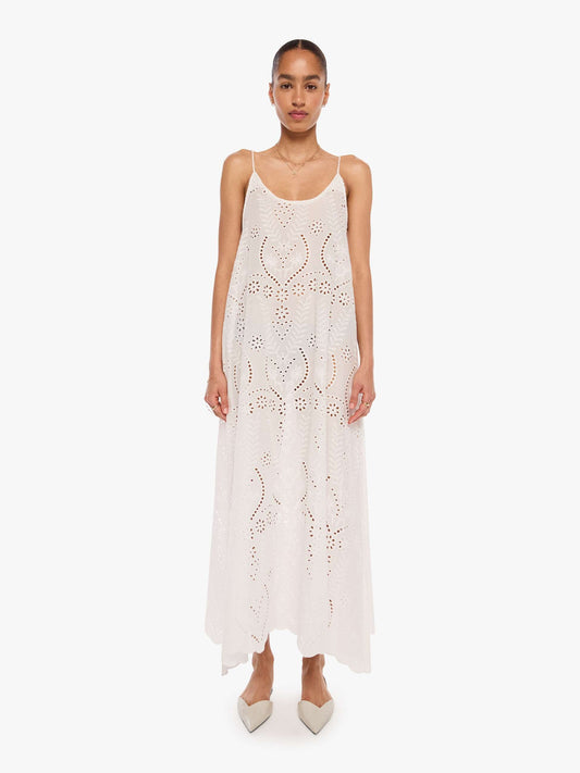 Mother Denim Natalie Martin Heather Maxi ATHENA EMBROIDERY SALT