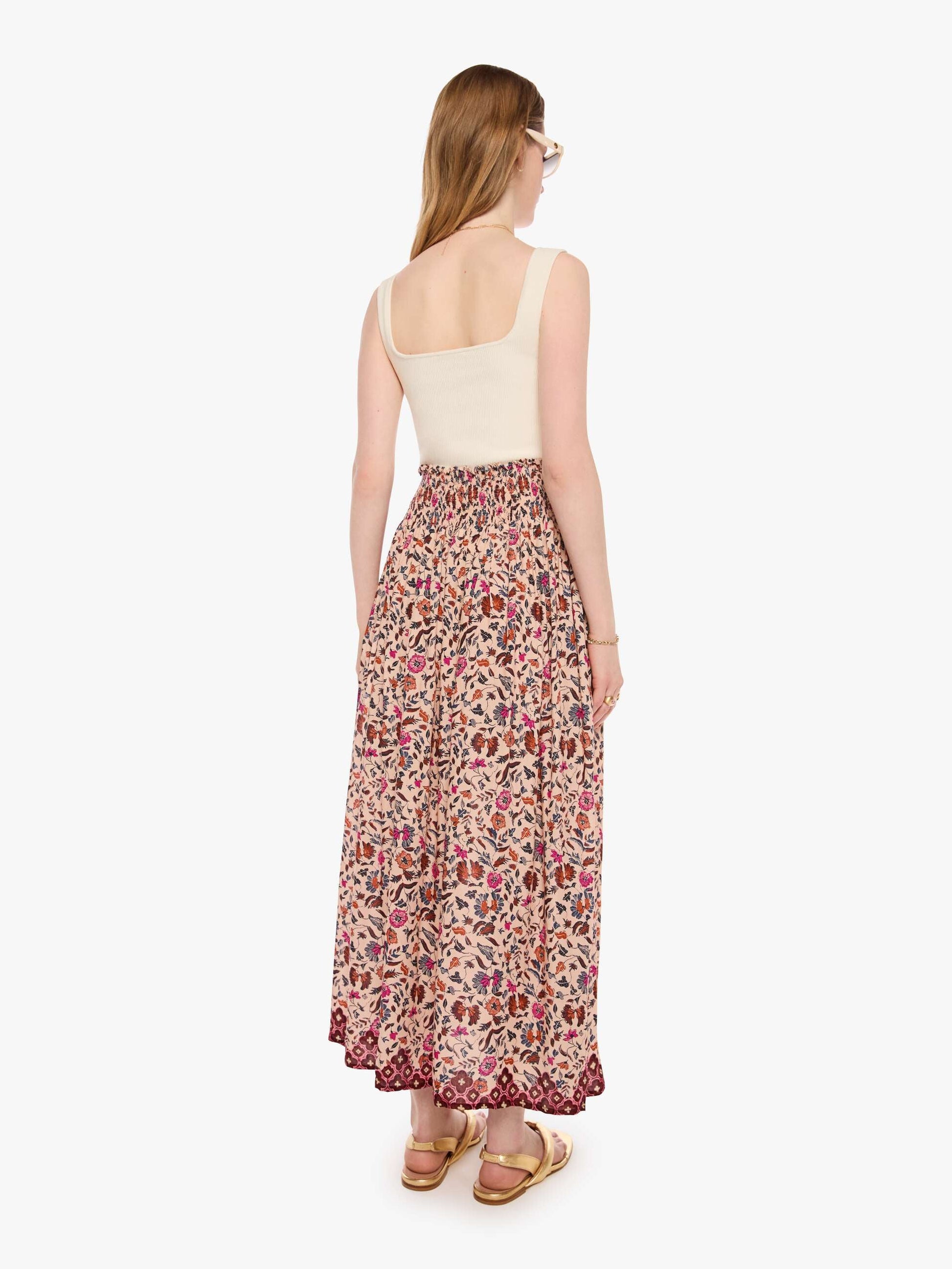 Mother Denim Natalie Martin Bella Skirt WILDFLOWER SPICE
