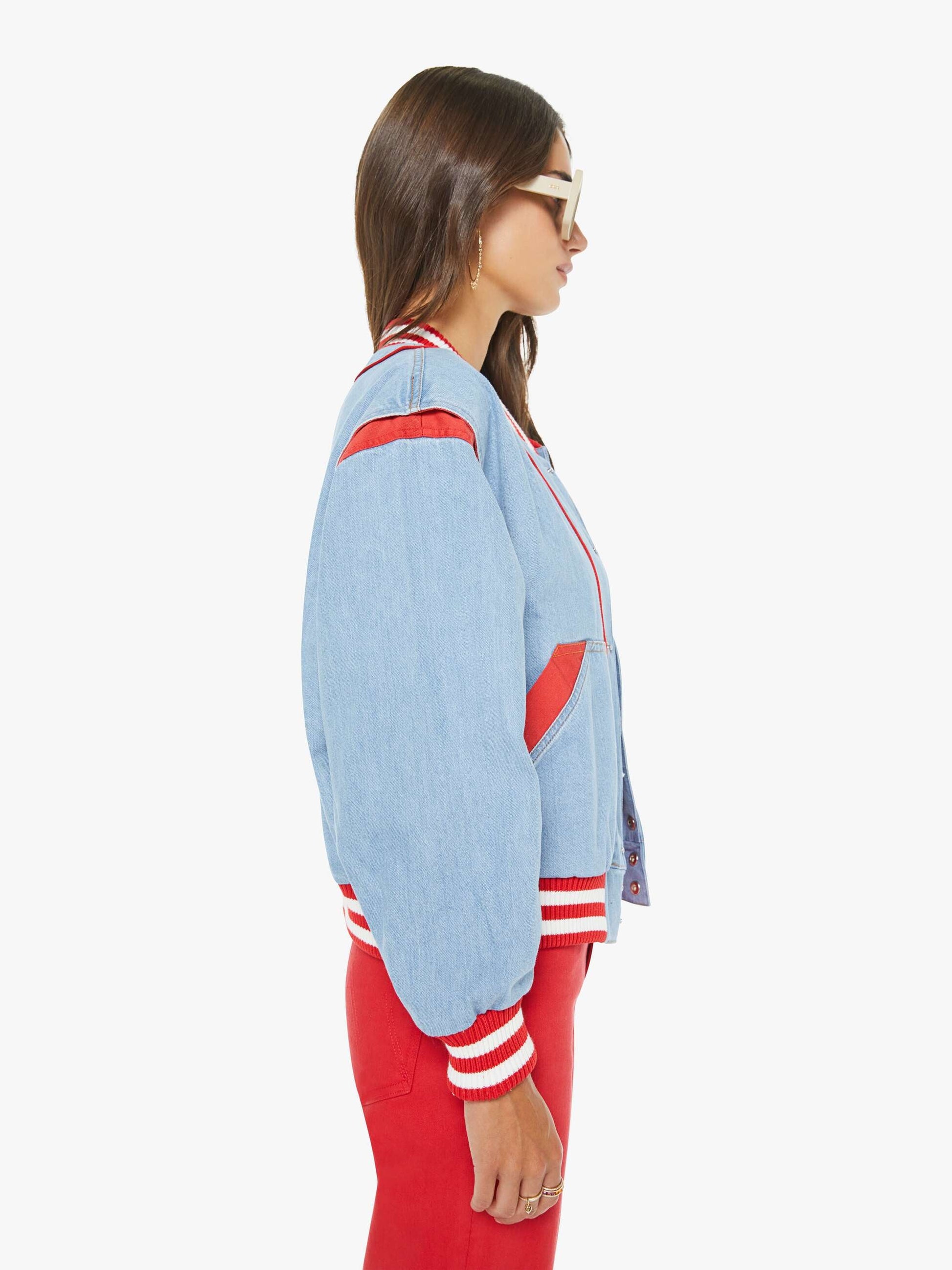 Mother Denim The Three Strikes Jacket Grand Slam