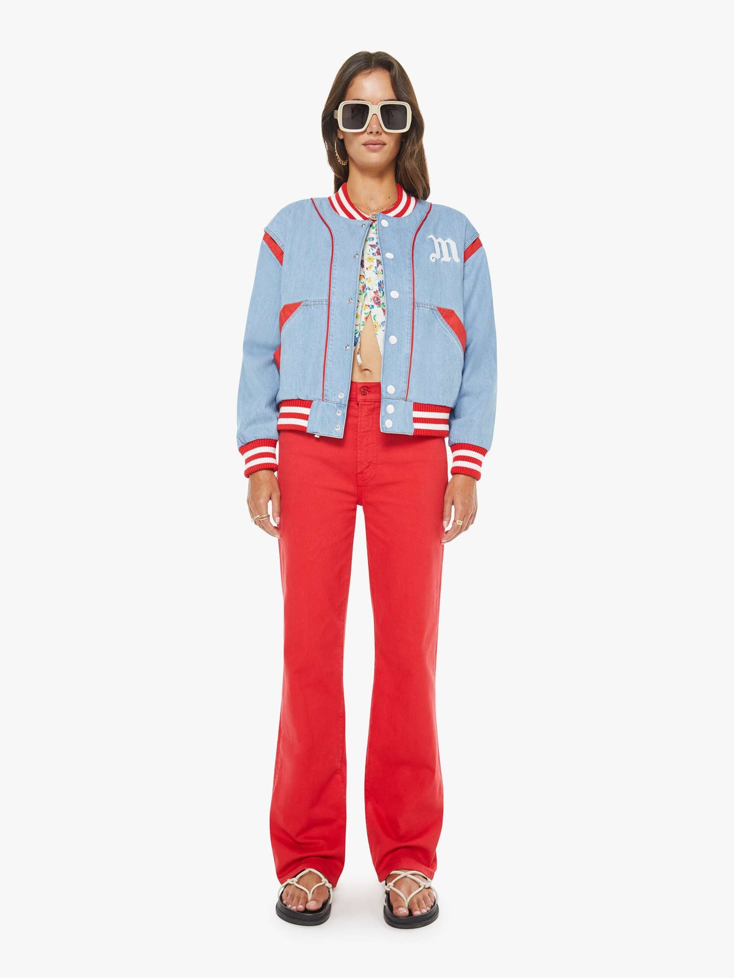 Mother Denim The Three Strikes Jacket Grand Slam