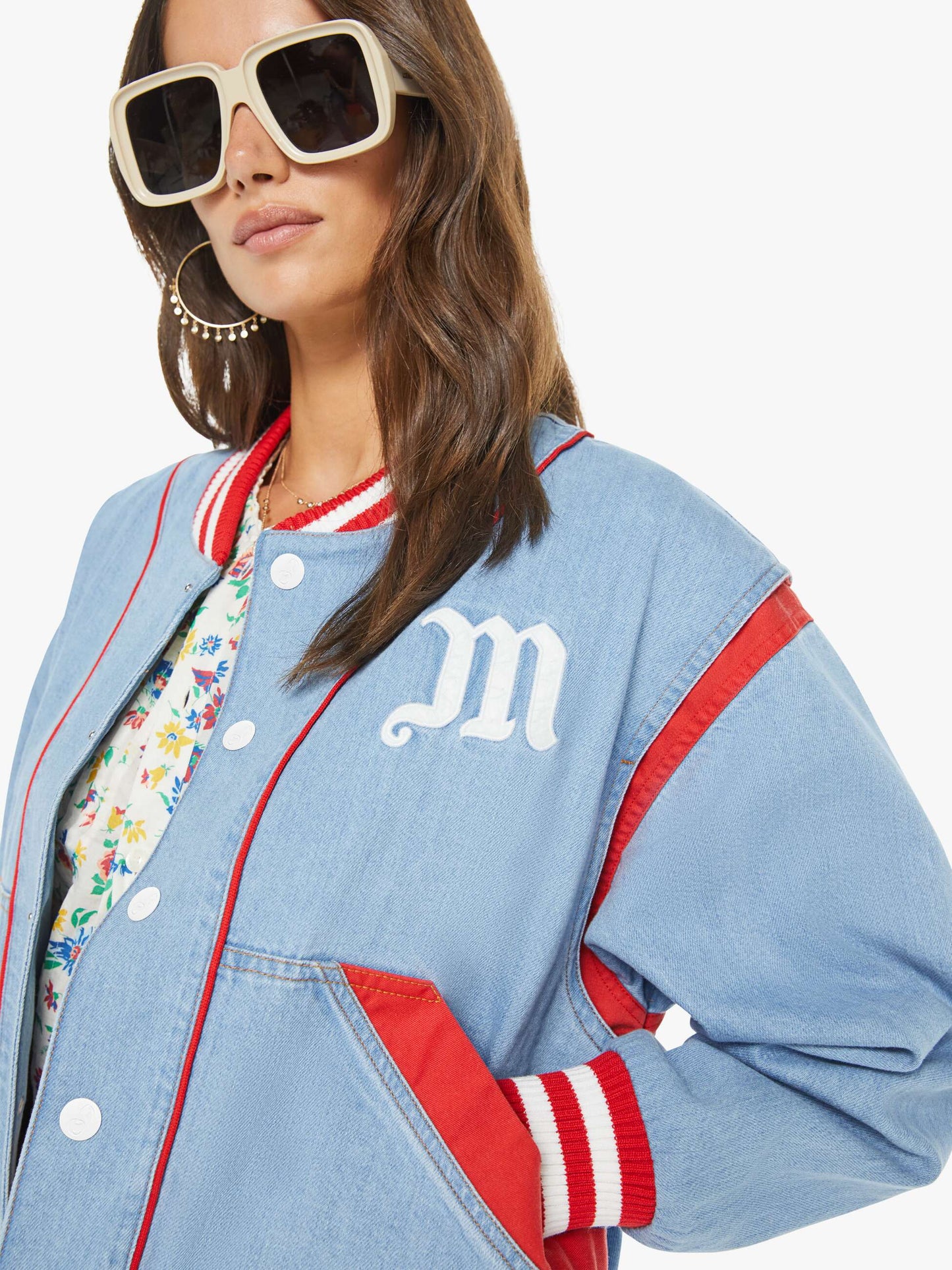 Mother Denim The Three Strikes Jacket Grand Slam