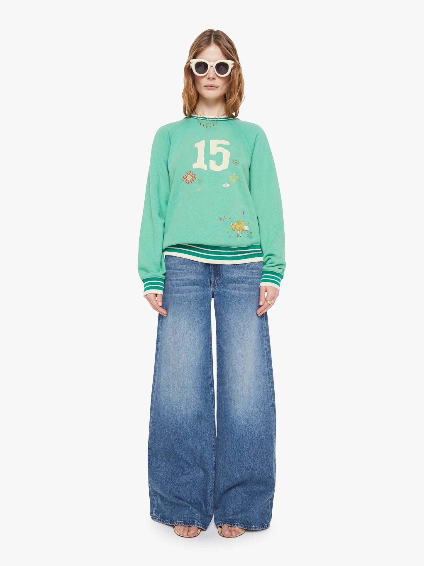 Mother Denim The Loophole Beige (Medium)