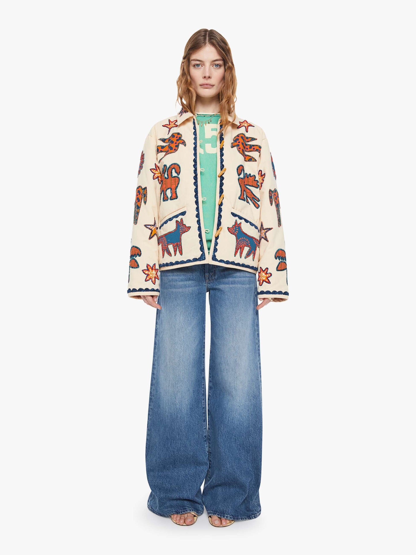 Mother Denim The Loophole Beige (Medium)