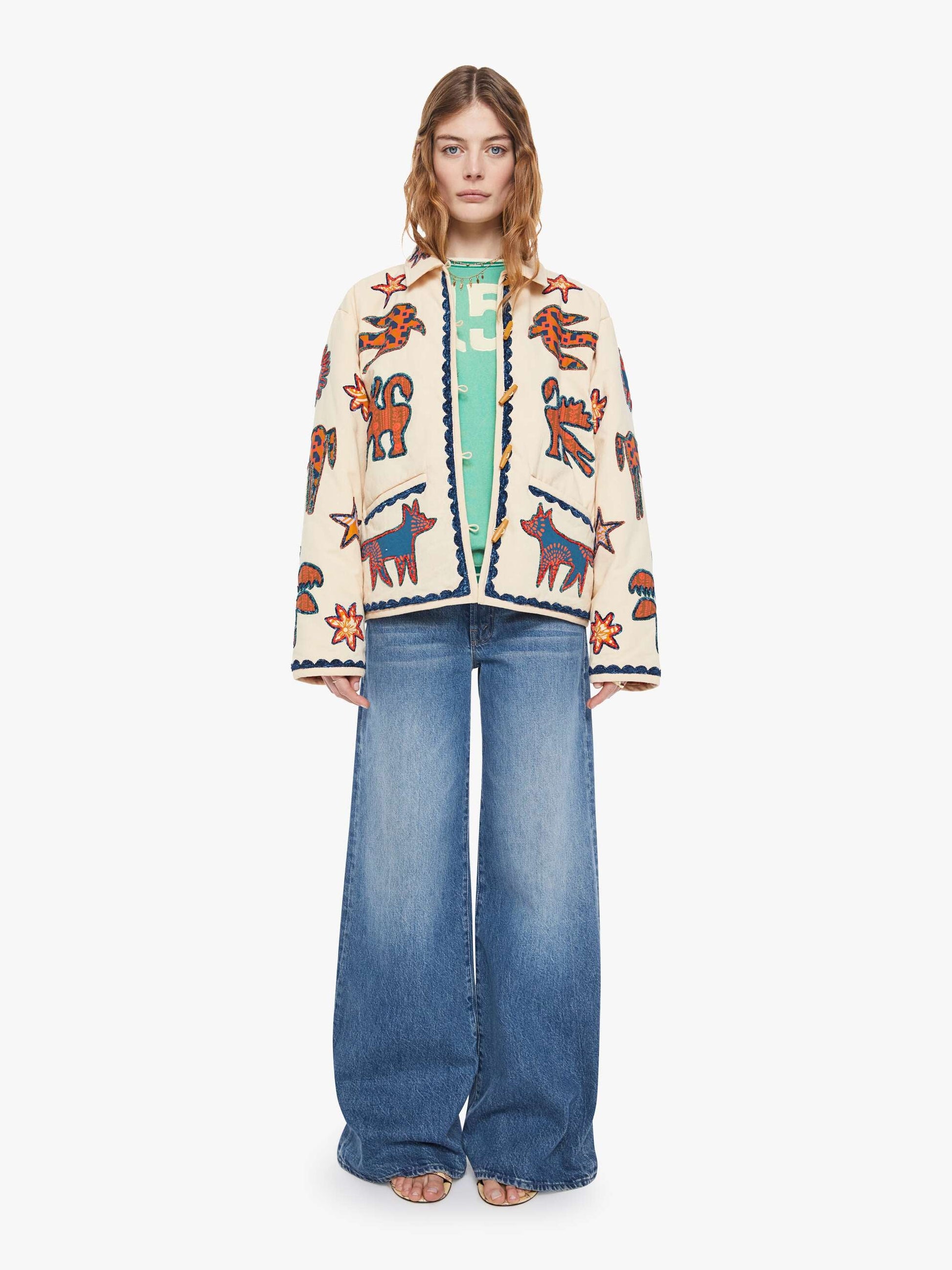 Mother Denim The Loophole Beige (Medium)