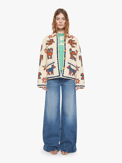 Mother Denim The Loophole Beige (Medium)