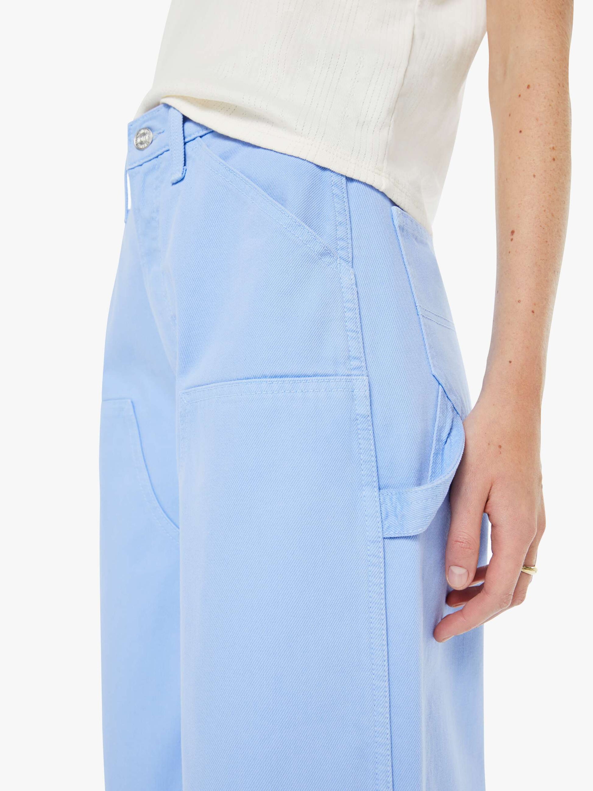 Mother Denim The Frontline Jacket Blue (Light-Pastel)