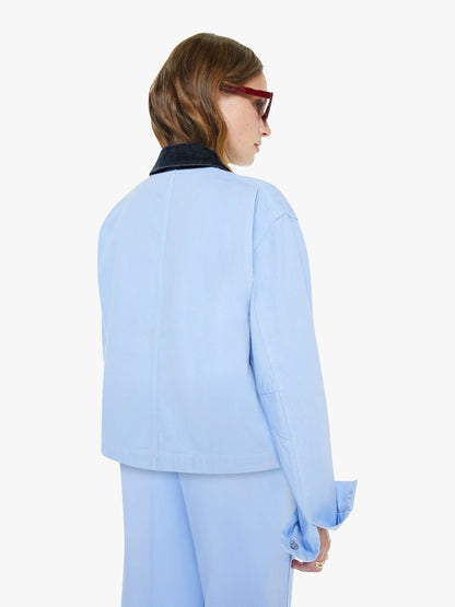 Mother Denim The Frontline Jacket Blue (Light-Pastel)