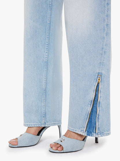 Mother Denim The Zip Raquette Cardigan Fluff Back